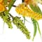 22" Peonies Artificial Fall Harvest Twig Wreath